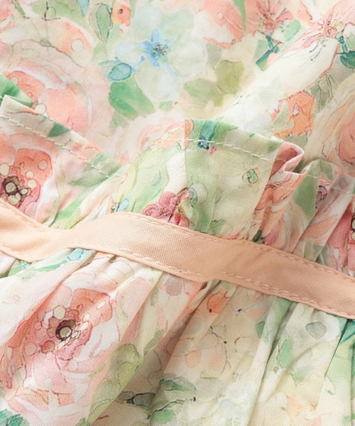 sense of wonder（センスオブワンダー）の「ローズガーデンワンピース（ワンピース・キッズ・サーモンピンク/ピンク・90cm/80ｃｍ/120cm/100cm/110cm）」の8枚目の写真