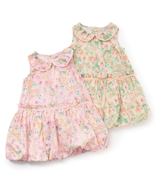 sense of wonder（センスオブワンダー）の「ローズガーデンワンピース（ワンピース・キッズ・サーモンピンク/ピンク・90cm/80ｃｍ/120cm/100cm/110cm）」の9枚目の写真