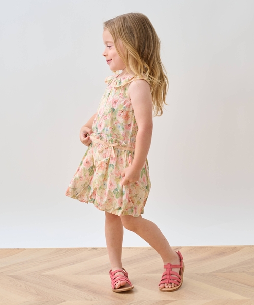 sense of wonder（センスオブワンダー）の「ローズガーデンワンピース（ワンピース・キッズ・サーモンピンク/ピンク・90cm/80ｃｍ/120cm/100cm/110cm）」の16枚目の写真