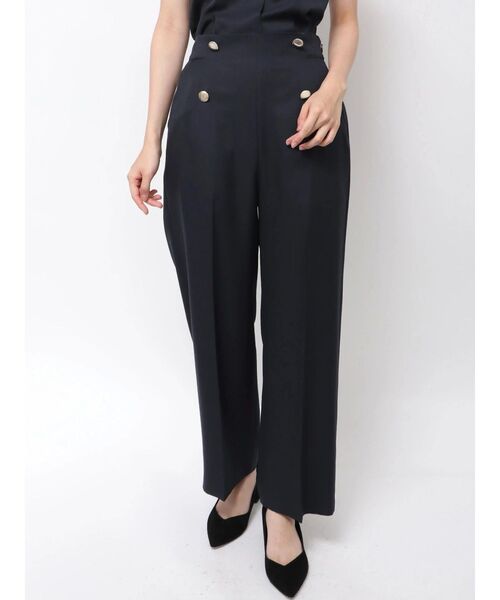 TONAL（トーナル）の「【TONAL×貴島明日香コラボ】マルチセットマリンワイドパンツ（その他パンツ・レディース・ピンク/ブラウン/ダークオレンジ/ネイビー/ベージュ・MEDIUM/SMALL）」の3枚目の写真