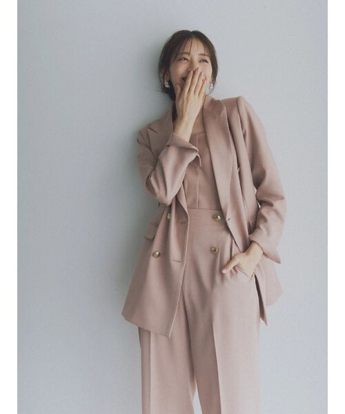 TONAL（トーナル）の「【TONAL×貴島明日香コラボ】マルチセットマリンワイドパンツ（その他パンツ・レディース・ピンク/ブラウン/ダークオレンジ/ネイビー/ベージュ・MEDIUM/SMALL）」の7枚目の写真