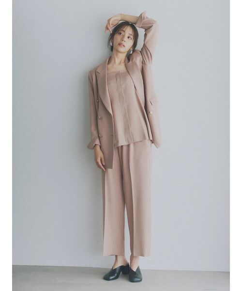 TONAL（トーナル）の「【TONAL×貴島明日香コラボ】マルチセットマリンワイドパンツ（その他パンツ・レディース・ピンク/ブラウン/ダークオレンジ/ネイビー/ベージュ・MEDIUM/SMALL）」の8枚目の写真