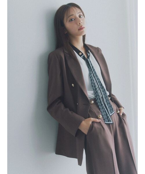 TONAL（トーナル）の「【TONAL×貴島明日香コラボ】マルチセットマリンワイドパンツ（その他パンツ・レディース・ピンク/ブラウン/ダークオレンジ/ネイビー/ベージュ・MEDIUM/SMALL）」の11枚目の写真