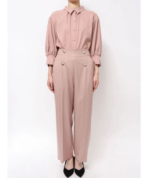 TONAL（トーナル）の「【TONAL×貴島明日香コラボ】マルチセットマリンワイドパンツ（その他パンツ・レディース・ピンク/ブラウン/ダークオレンジ/ネイビー/ベージュ・MEDIUM/SMALL）」の20枚目の写真