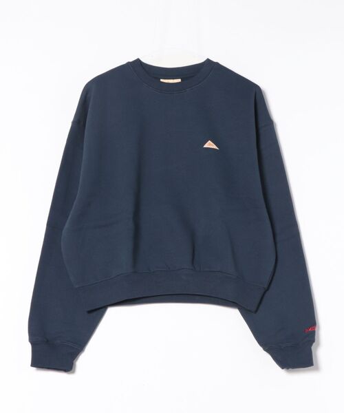 KELTY(ケルティ)の「【KELTY】Mini Logo Cropped Crew Neck Sweat / ミニロゴクロップドクルーネックスウェット(スウェット・レディース・ネイビー/ベージュ/グレー/ホワイト/ブラック・FREE)」の5枚目の写真