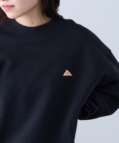 KELTY(ケルティ)の「【KELTY】Mini Logo Cropped Crew Neck Sweat / ミニロゴクロップドクルーネックスウェット(スウェット・レディース・ネイビー/ベージュ/グレー/ホワイト/ブラック・FREE)」の13枚目の写真