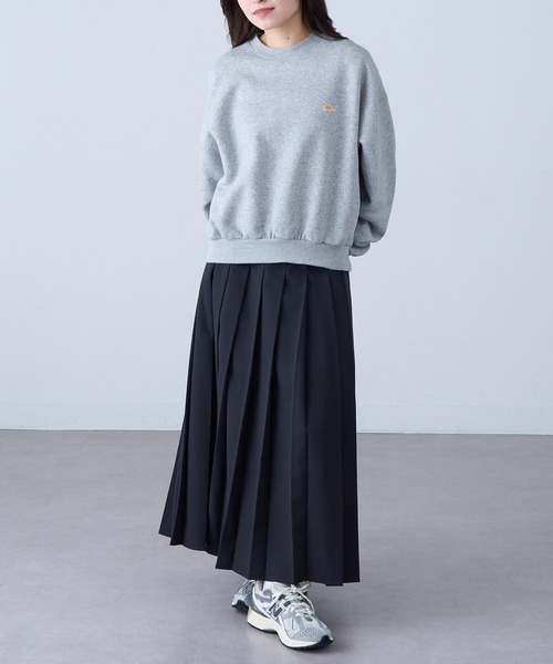KELTY(ケルティ)の「【KELTY】Mini Logo Cropped Crew Neck Sweat / ミニロゴクロップドクルーネックスウェット(スウェット・レディース・ネイビー/ベージュ/グレー/ホワイト/ブラック・FREE)」の22枚目の写真
