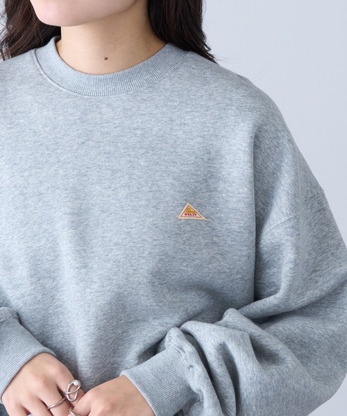 KELTY(ケルティ)の「【KELTY】Mini Logo Cropped Crew Neck Sweat / ミニロゴクロップドクルーネックスウェット(スウェット・レディース・ネイビー/ベージュ/グレー/ホワイト/ブラック・FREE)」の18枚目の写真