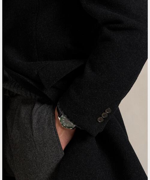 POLO RALPH LAUREN（ポロ ラルフ ローレン）の「テーラード メルトン トップコート（チェスターコート・メンズ・グレー・M/L/S）」の2枚目の写真