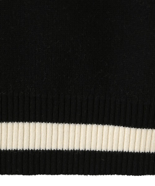 X-girl（エックスガール）の「NUMBERING JACQUARD KNIT TOP（ニット/セーター・レディース・ブラック/ブラウン・ONE SIZE）」の16枚目の写真