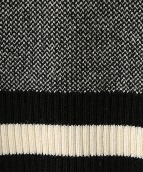 X-girl（エックスガール）の「NUMBERING JACQUARD KNIT TOP（ニット/セーター・レディース・ブラック/ブラウン・ONE SIZE）」の17枚目の写真