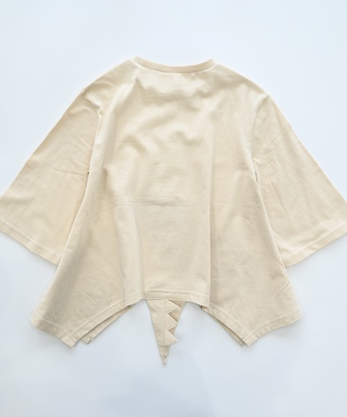 nicohrat（ニコフラート）の「nicohrat/ニコフラート 恐竜なりきり　ロングＴシャツ（Tシャツ/カットソー・キッズ・ブルー/アイボリー/オリーブ・90cm/100cm/110cm/120cm/130cm/140cm）」の13枚目の写真