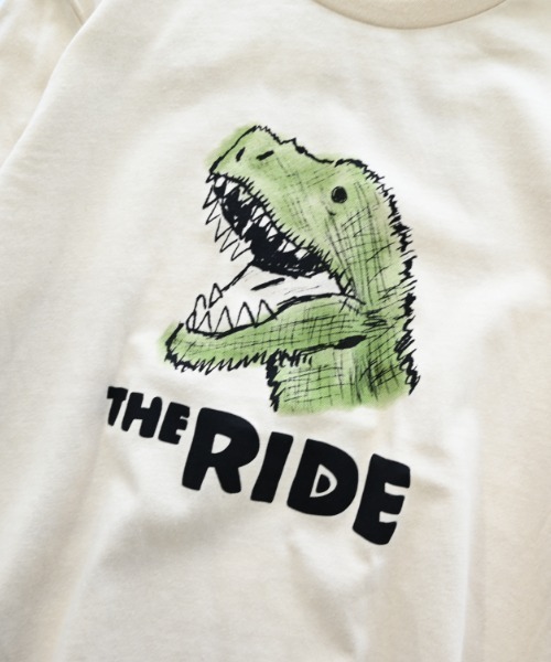 nicohrat（ニコフラート）の「nicohrat/ニコフラート 恐竜なりきり　ロングＴシャツ（Tシャツ/カットソー・キッズ・ブルー/アイボリー/オリーブ・90cm/100cm/110cm/120cm/130cm/140cm）」の14枚目の写真