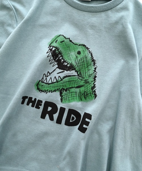 nicohrat（ニコフラート）の「nicohrat/ニコフラート 恐竜なりきり　ロングＴシャツ（Tシャツ/カットソー・キッズ・ブルー/アイボリー/オリーブ・90cm/100cm/110cm/120cm/130cm/140cm）」の18枚目の写真