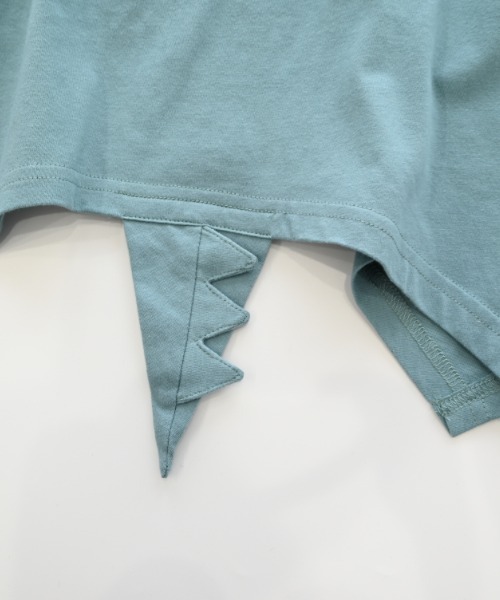 nicohrat（ニコフラート）の「nicohrat/ニコフラート 恐竜なりきり　ロングＴシャツ（Tシャツ/カットソー・キッズ・ブルー/アイボリー/オリーブ・90cm/100cm/110cm/120cm/130cm/140cm）」の19枚目の写真