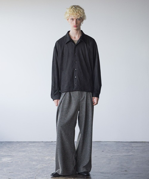 HAREセットアップ　コンパクトツイードシャツ＆ツイードクロスタックワイドパンツ 楽天市場】【SALE／28%OFF】ツイードクロスタックワイドパンツ HARE