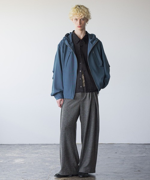 HARE（ハレ）の「【SET UP対応】ツイードクロスタックワイドパンツ(HARE)（スラックス・メンズ・ブラウン系その他/ブラック系その他/グリーン系その他・MEDIUM/SMALL）」の17枚目の写真