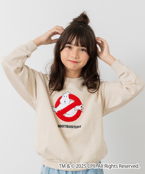 セール】〈ゴーストバスターズ〉サガラ刺繍 裏毛トレーナー