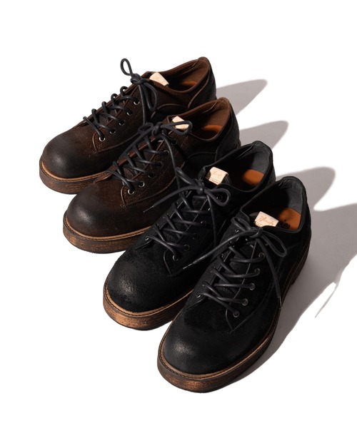 glamb（グラム）の「Dirt Work Shoes / ダートワークシューズ（ブーツ・メンズ・ブラウン/ブラック・25.5/26.5/27.5/28.5）」の14枚目の写真