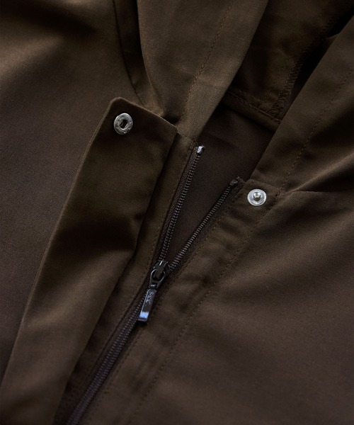 VIS（ビス）の「【WEB限定】バックフリルライトフードブルゾン（ブルゾン・レディース・ダークブラウン/キナリ/ブラック・FREE）」の22枚目の写真