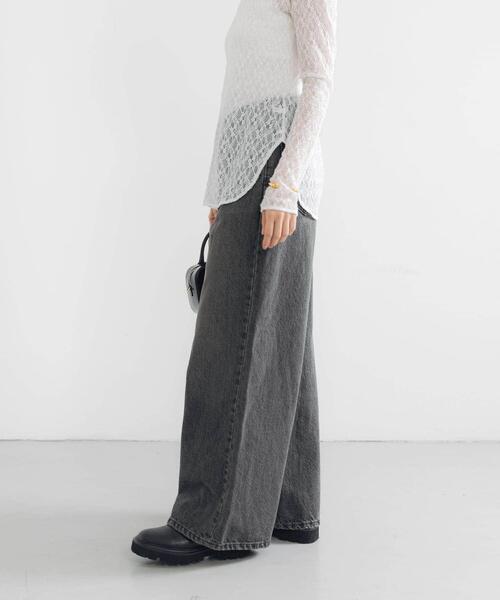 Lee(リー)の「『別注』Lee101×URBAN RESEARCH BAGGYPANTS(デニムパンツ・レディース・スミクロ/ブラック・X-SMALL/SMALL/MEDIUM/LARGE)」の6枚目の写真