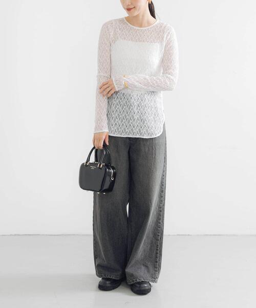 Lee(リー)の「『別注』Lee101×URBAN RESEARCH BAGGYPANTS(デニムパンツ・レディース・スミクロ/ブラック・X-SMALL/SMALL/MEDIUM/LARGE)」の8枚目の写真