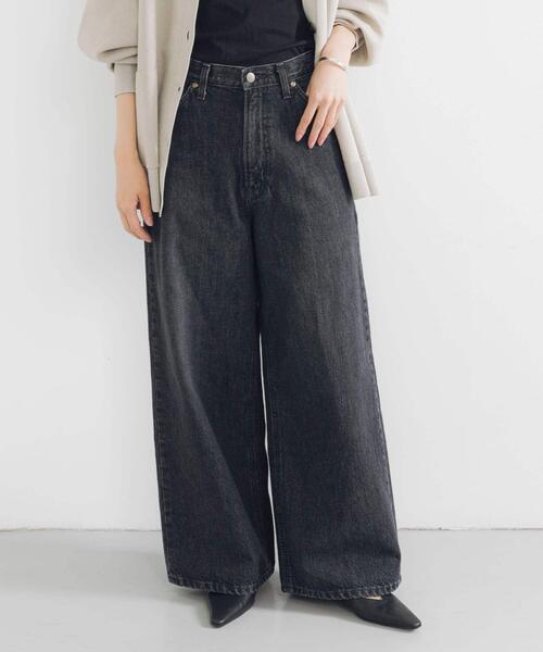 Lee(リー)の「『別注』Lee101×URBAN RESEARCH BAGGYPANTS(デニムパンツ・レディース・スミクロ/ブラック・X-SMALL/SMALL/MEDIUM/LARGE)」の16枚目の写真