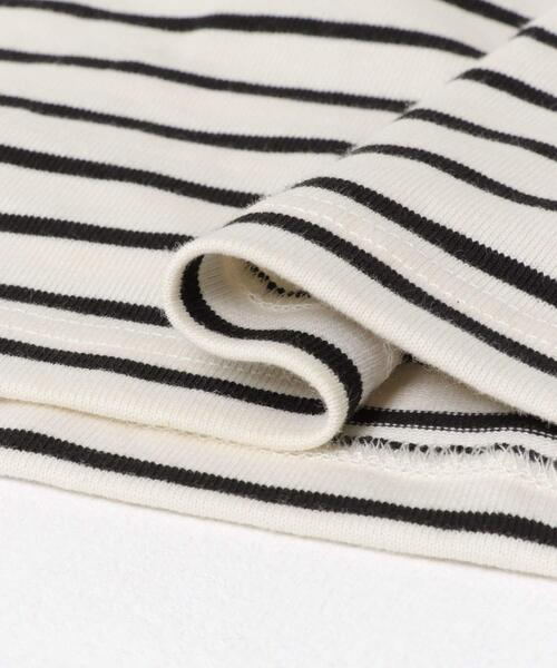 FORK&SPOON(フォークアンドスプーン)の「FORK&SPOON クロップドボートネックカットソー(Tシャツ/カットソー・レディース・ホワイト系その他/ブラック/グレー系その他・1)」の12枚目の写真