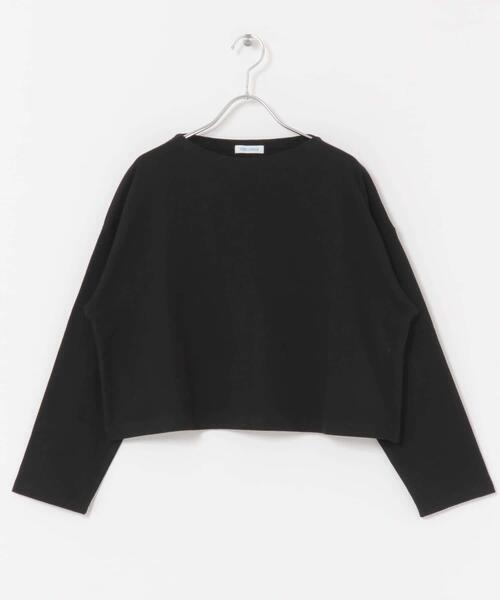 FORK&SPOON(フォークアンドスプーン)の「FORK&SPOON クロップドボートネックカットソー(Tシャツ/カットソー・レディース・ホワイト系その他/ブラック/グレー系その他・1)」の22枚目の写真