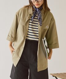 GEVACO | 【GEVACO】ボクシーハーフスリーブワークシャツ(シャツ/ブラウス)