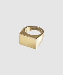 Dries Van Noten ドリスヴァンノッテン ゴールド　リング DRIES VAN NOTEN ストーン シグネットリング | ゴールドトーン