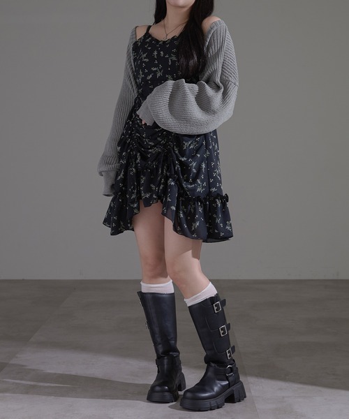 apres jour mignon(アプレジュールミニョン)の「袖ボリュームボレロ【ZOZOTOWN限定アイテム】(カーディガン/ボレロ・レディース・ブラック/グレー/アイボリー/ブラウン系その他・X-LARGE/フリー)」の10枚目の写真