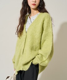 hood モリハルナ FREAK'S STORE カーディガン グリーン hood モリハルナ FREAK'S STORE カーディガン グリーン