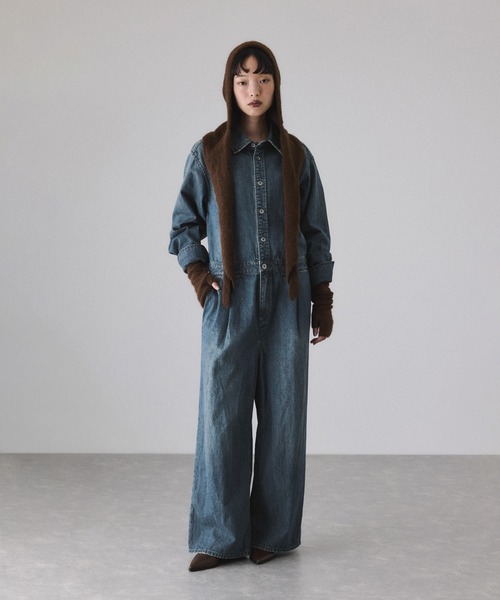 デニムジャンプスーツ（つなぎ/オールインワン）｜ADAM ET ROPE