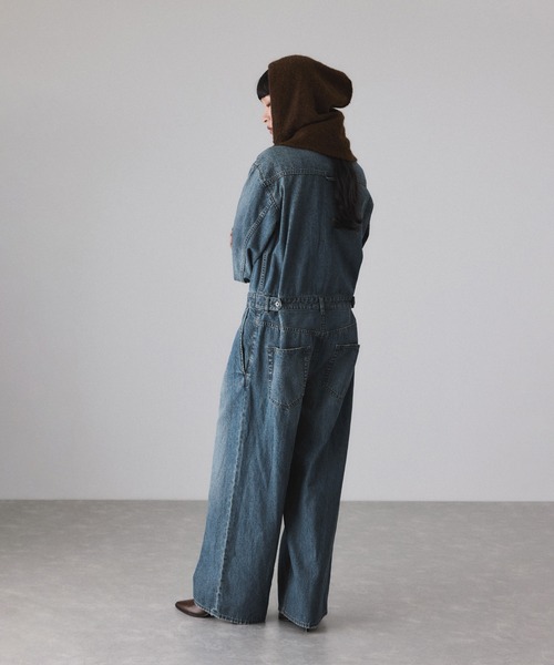 デニムジャンプスーツ（つなぎ/オールインワン）｜ADAM ET ROPE