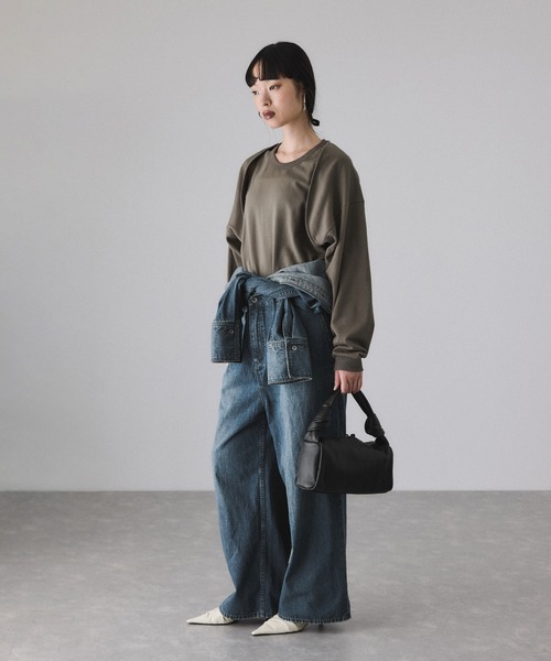 デニムジャンプスーツ（つなぎ/オールインワン）｜ADAM ET ROPE