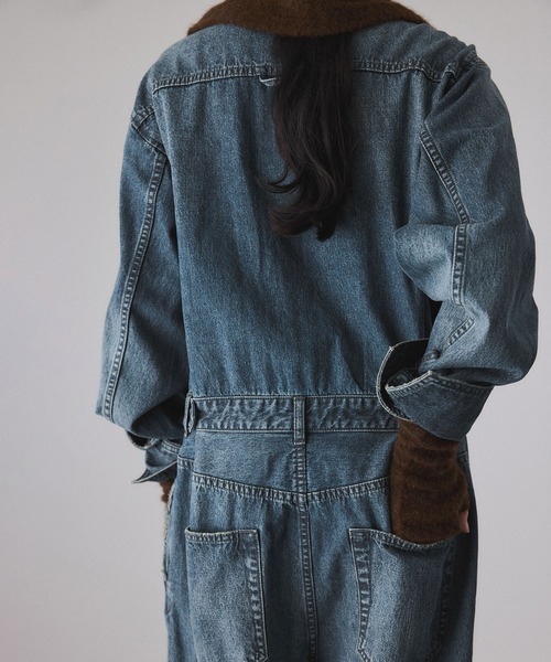 デニムジャンプスーツ（つなぎ/オールインワン）｜ADAM ET ROPE