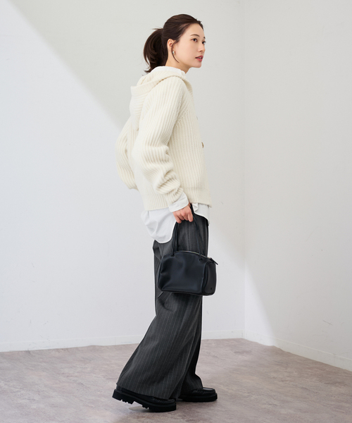 セール】WOOLフードカーディガン（カーディガン/ボレロ）｜FRAMeWORK