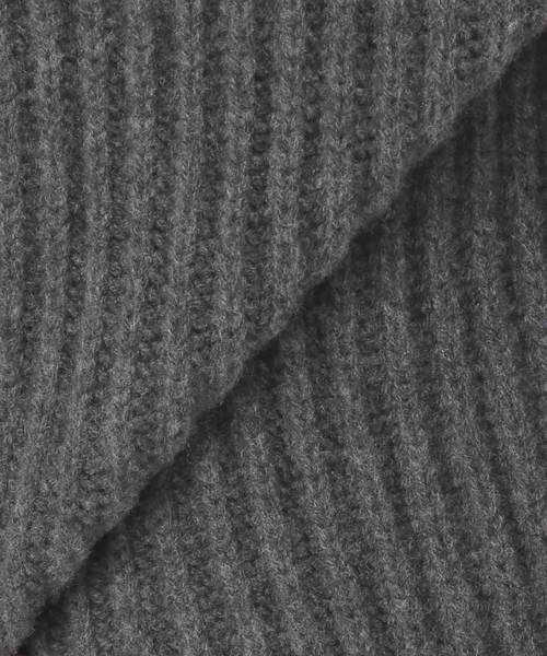 FRAMeWORK（フレームワーク）の「WOOLフードカーディガン（カーディガン/ボレロ・レディース・チャコールグレー/ホワイト・FREE）」の13枚目の写真