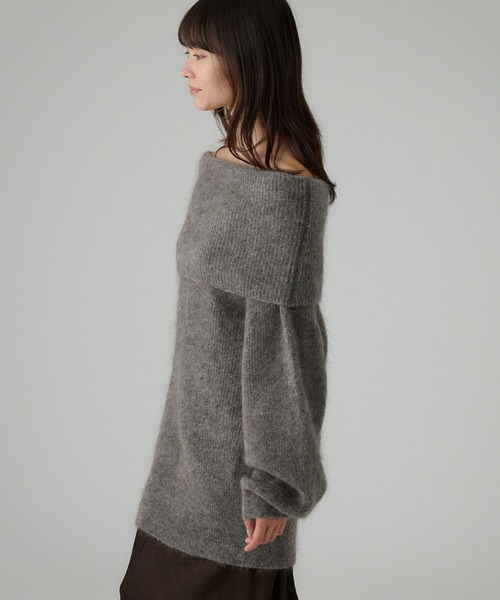 オフショルニットプルオーバー（ニット/セーター）｜BABYLONE