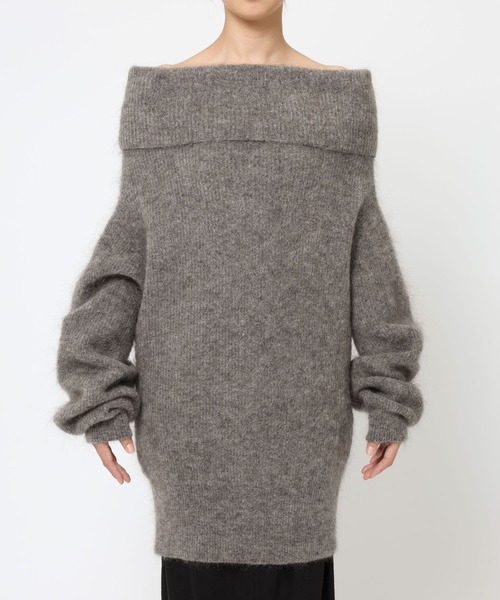 BABYLONE ハンドニットプルオーバー オフショルニットプルオーバー（ニット/セーター）｜BABYLONE