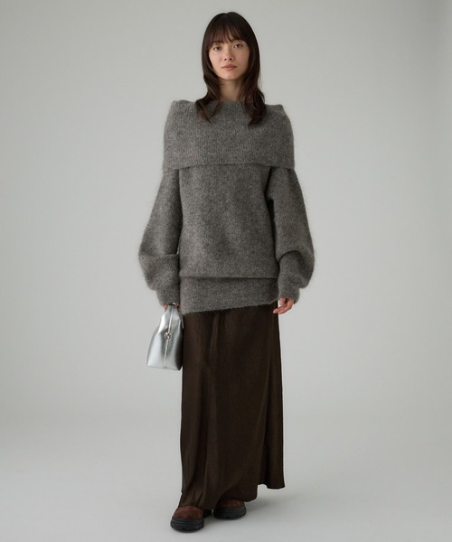 オフショルニットプルオーバー（ニット/セーター）｜BABYLONE