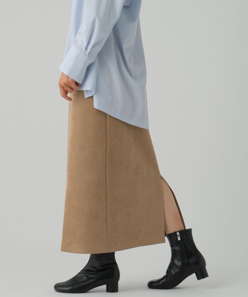 Elura（エルーラ）の「フェイクレザースカート/590909（スカート・レディース・ブラック/キャメル・MEDIUM/LARGE）」の9枚目の写真