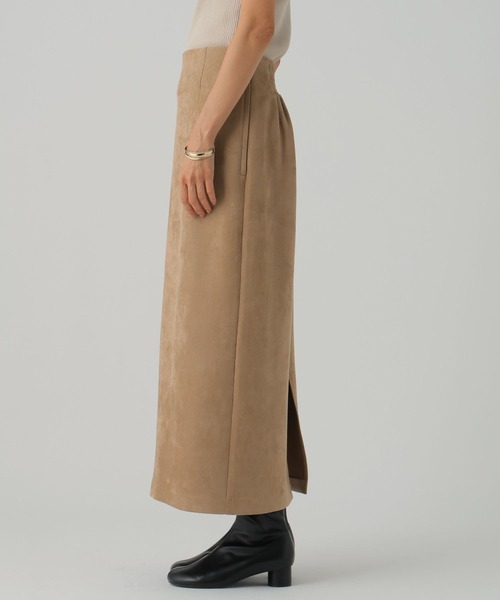 Elura（エルーラ）の「フェイクレザースカート/590909（スカート・レディース・ブラック/キャメル・MEDIUM/LARGE）」の12枚目の写真