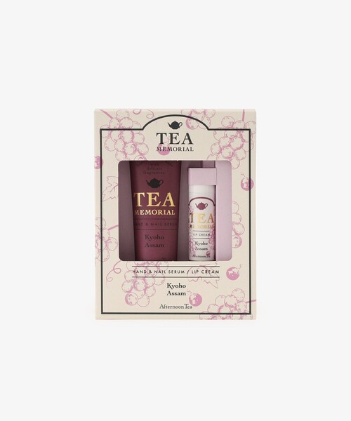 Afternoon Tea(アフタヌーンティー)の「ティーメモリアルハンドセラム&リップクリームセット(リップクリーム・レディース・パープル・ONE SIZE)」の1枚目の写真