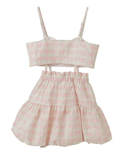 Candy Stripper（キャンディストリッパー）の「MY LOVER BALOON ドレス（ワンピース・レディース・ブラック/オフホワイト/ピンク・FREE）」の11枚目の写真