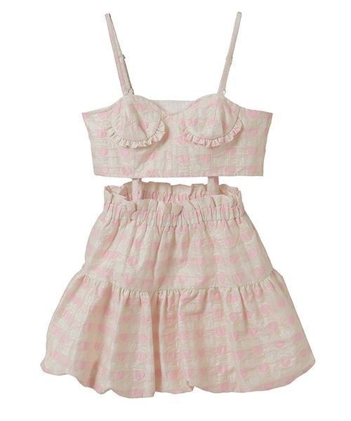 Candy Stripper（キャンディストリッパー）の「MY LOVER BALOON ドレス（ワンピース・レディース・ブラック/オフホワイト/ピンク・FREE）」の20枚目の写真