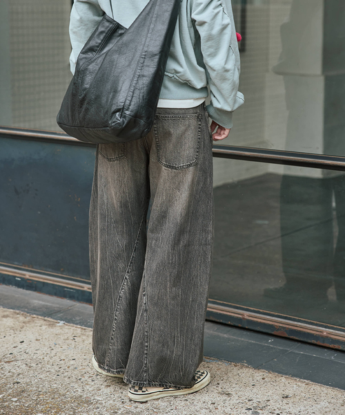 JOURNAL STANDARD(ジャーナルスタンダード)の「3Dキャノン 5ポケット デニムパンツ(デニムパンツ・メンズ・クリアブルー/ブラック×ブラック/コバルトブルー・SMALL/MEDIUM/LARGE)」の8枚目の写真