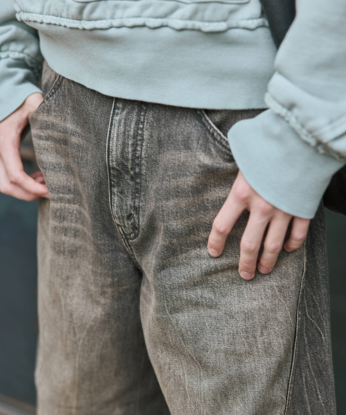 JOURNAL STANDARD(ジャーナルスタンダード)の「3Dキャノン 5ポケット デニムパンツ(デニムパンツ・メンズ・クリアブルー/ブラック×ブラック/コバルトブルー・SMALL/MEDIUM/LARGE)」の9枚目の写真