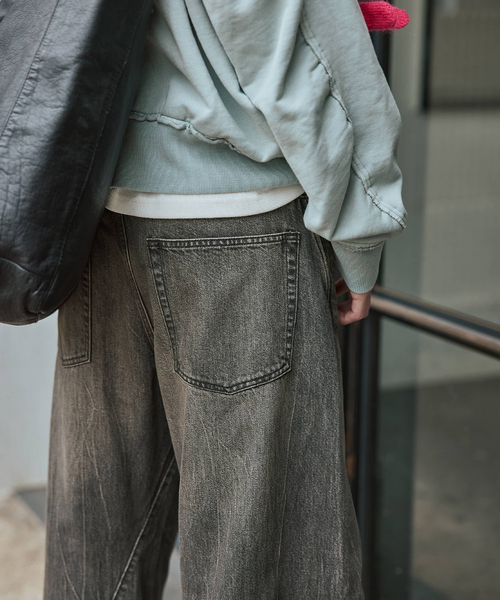 JOURNAL STANDARD(ジャーナルスタンダード)の「3Dキャノン 5ポケット デニムパンツ(デニムパンツ・メンズ・クリアブルー/ブラック×ブラック/コバルトブルー・SMALL/MEDIUM/LARGE)」の10枚目の写真